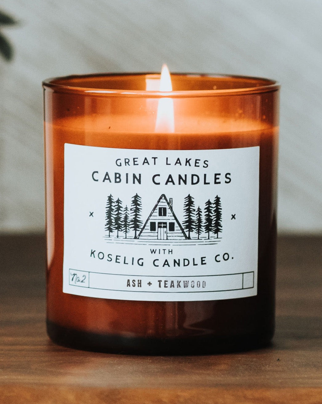 Cabin Candle - Ash + Teakwood