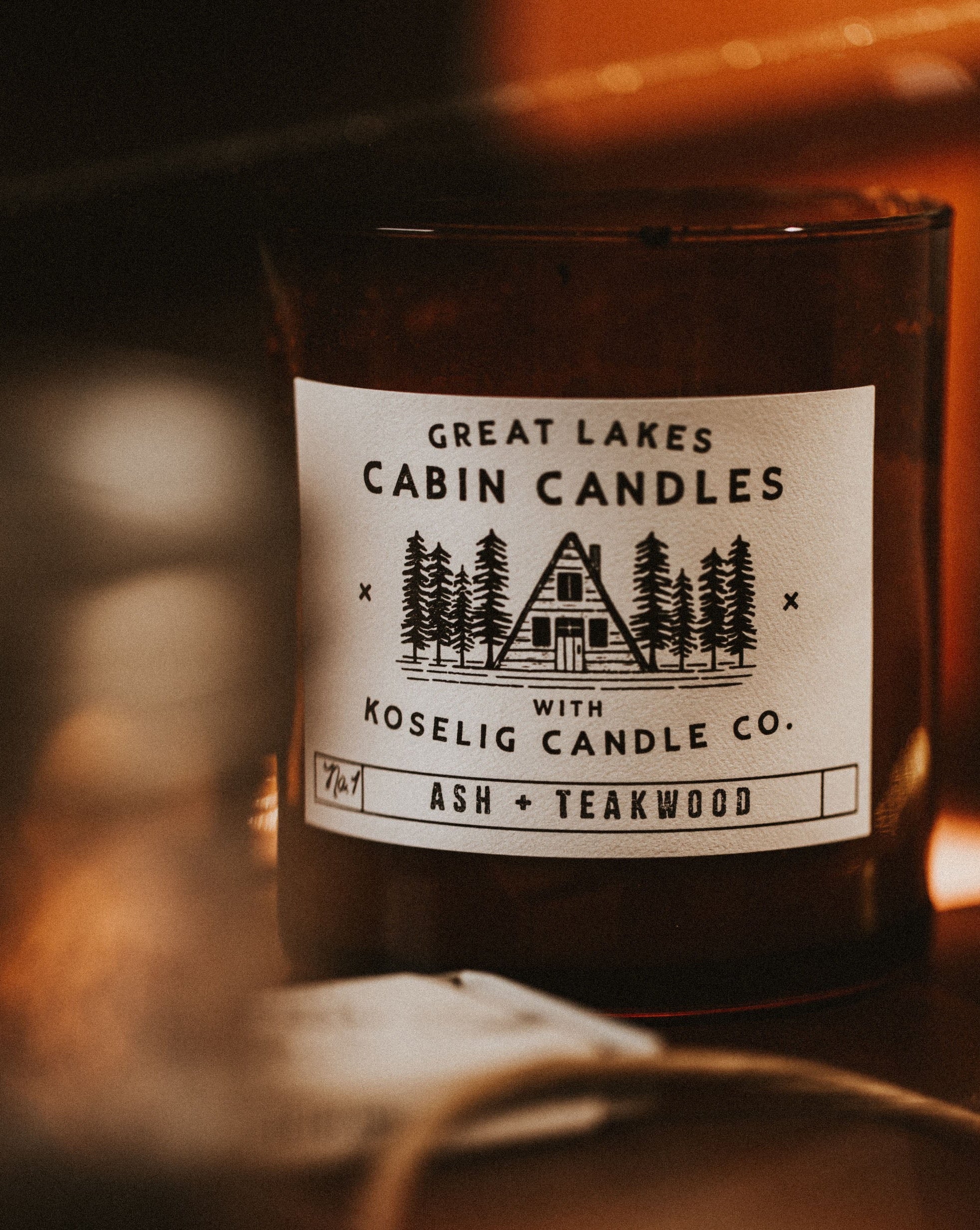 Cabin Candle - Ash + Teakwood