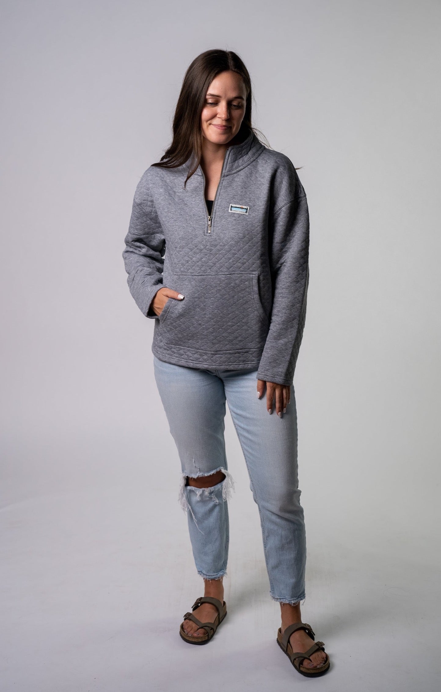 Women's Quilted Pullover