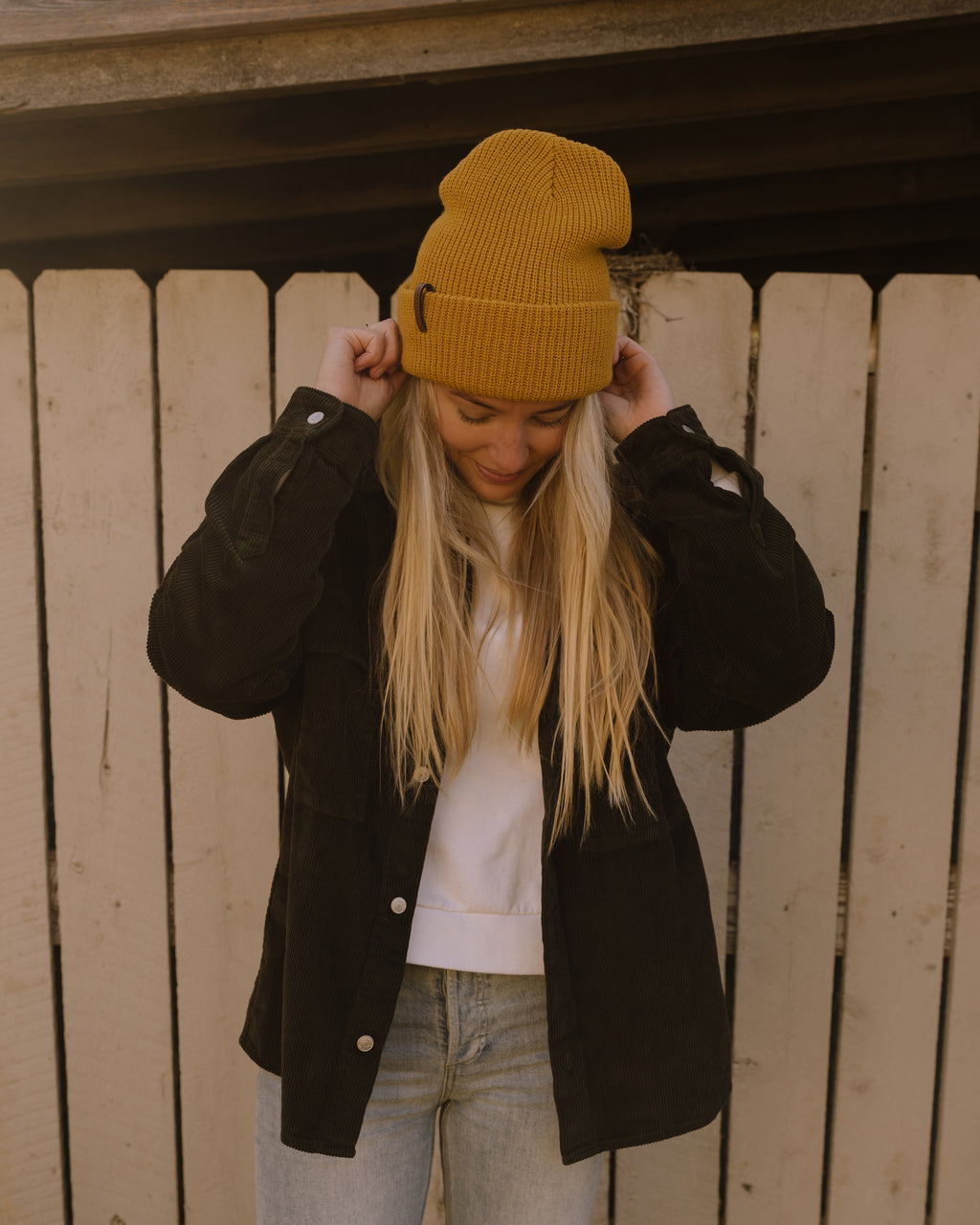 Waffle Knit Beanie