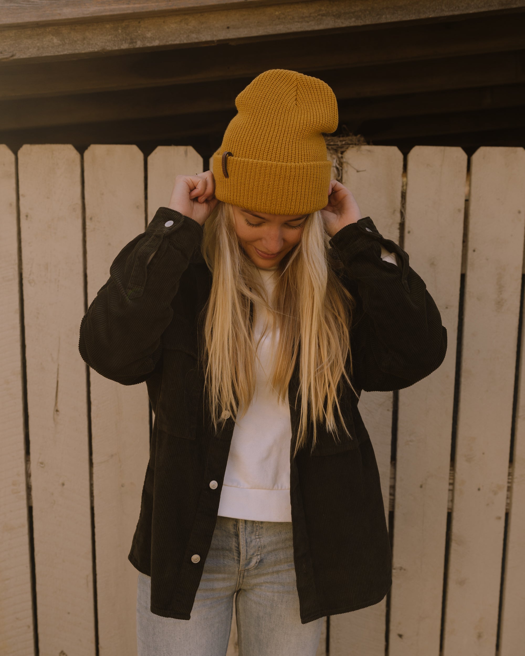 Waffle Knit Beanie